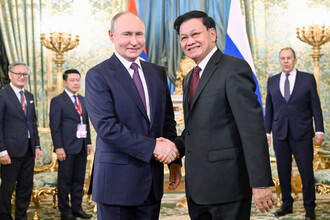 Путин и Сисулит обсудили расширение сотрудничества в Кремле