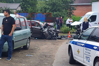 Серьезное ДТП в Подмосковье: BMW и грузовик столкнулись на трассе ‘Дон’