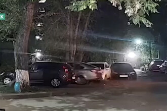 Омский инцидент: женщина на Honda нанесла ущерб нескольким автомобилям
