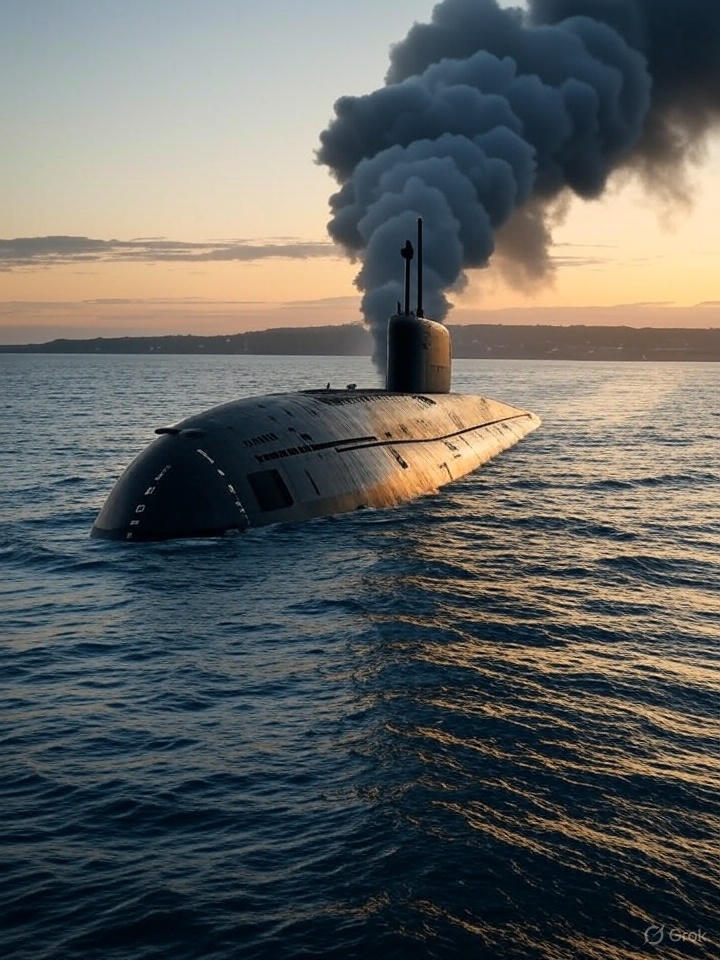 Авария на российской подлодке «Новороссийск»: 60% экипажа пострадали от ожогов, субмарина возвращается к базе