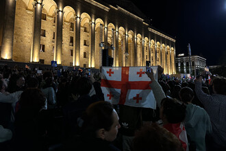 В Тбилиси проходят массовые протесты против предстоящих выборов